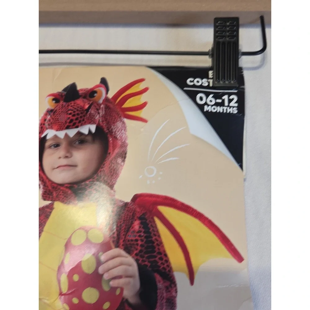 Sppoktacular Creations Baby Red Dragon Costume 6-12 Months New In Bag